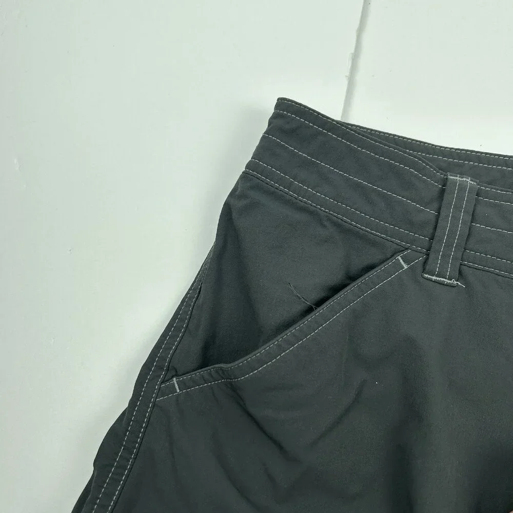 Kuhl Shorts Mens 30 Gray Renegade Convertible Stealth Hiking Cargo Zip Off